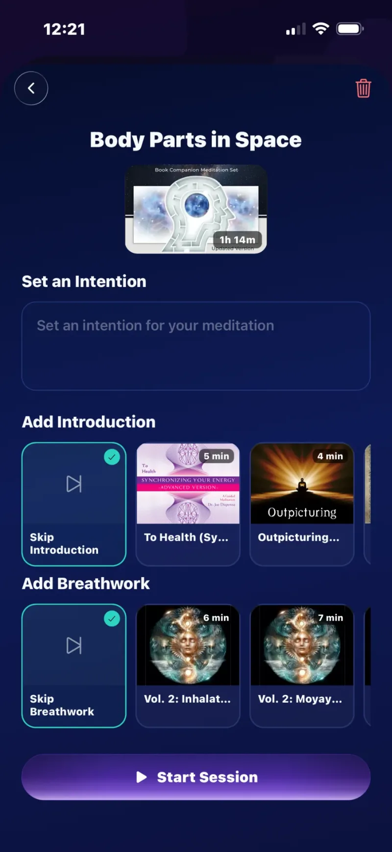 Set an Intention